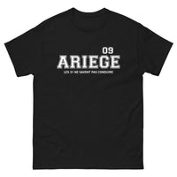 Thumbnail for T-shirt Ariège 09 noir - les 31 ne savent pas conduire