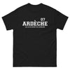 T-shirt Ardèche bordeaux - Les 26 ne savent pas conduire