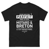 T-shirt Bretagne bordeaux - Je ne suis pas parfait mais je suis Motard