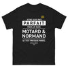 T-shirt Normand bordeaux - Je ne suis pas parfait mais presque