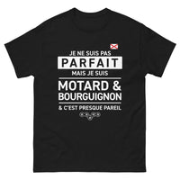 Thumbnail for T-shirt Bourgogne bordeaux - Je ne suis pas parfait mais motard