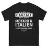 T-shirt Motard Italien bordeaux - Je ne suis pas parfait