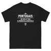T-shirt Portugal bordeaux - Un Portugais ne vieillit pas, il prend de la bouteille