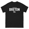 T-shirt Bretagne bordeaux - Je m'identifie comme Breton