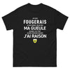 T-shirt Bretagne bordeaux - Je suis Fougerais, humour