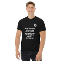 Thumbnail for T-shirt humour bordeaux dos - Je ne suis pas vétérinaire