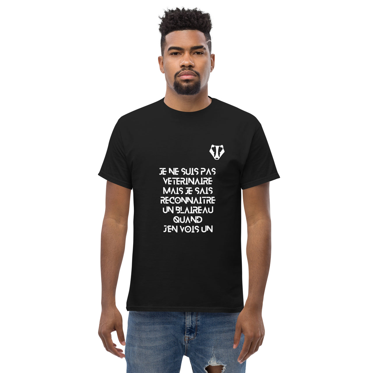 T-shirt humour noir - Je ne suis pas vétérinaire