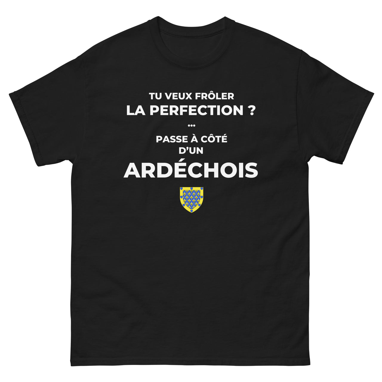 T-shirt Ardéchois bordeaux - Frôler la perfection