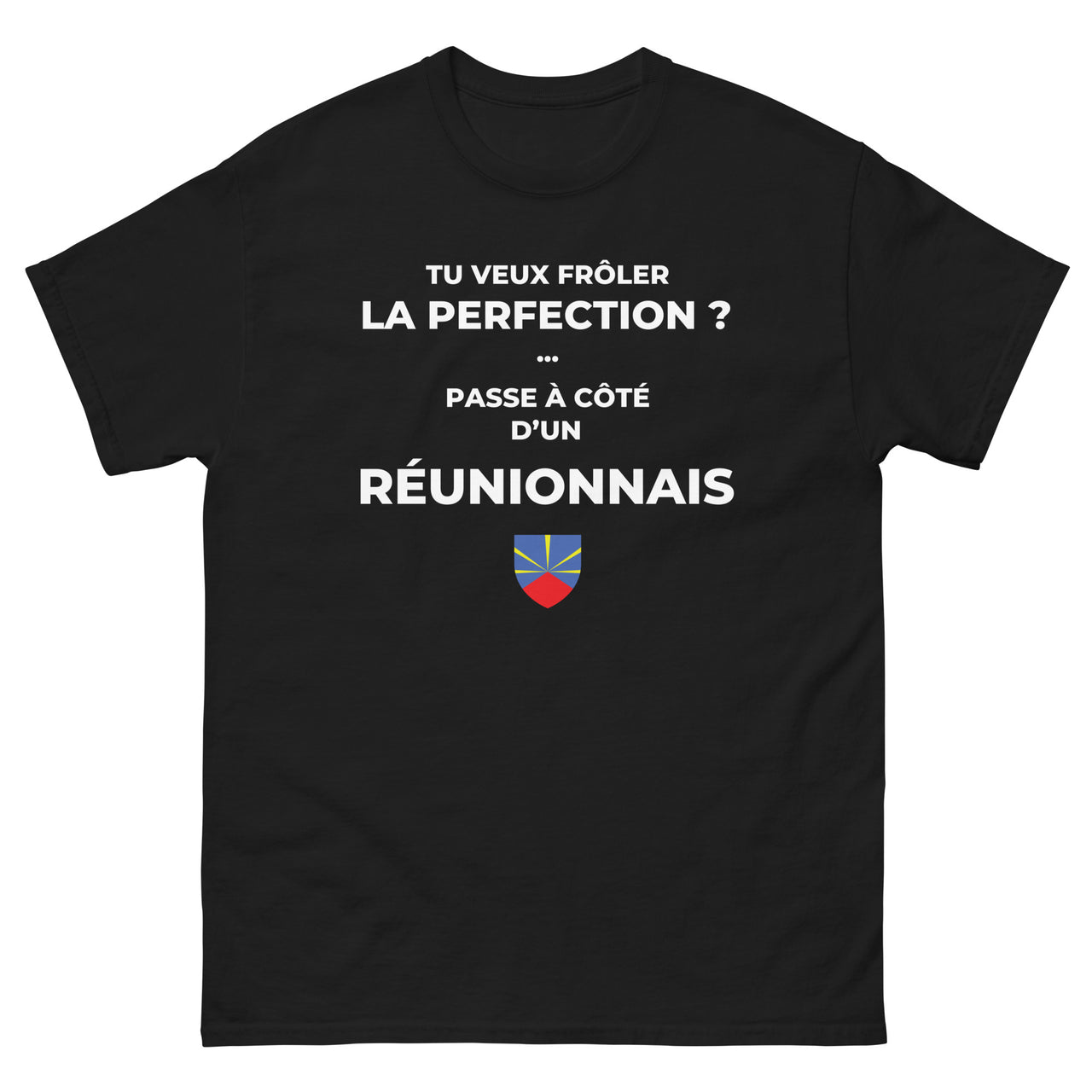 T-shirt Réunionnais bordeaux - Frôler la perfection