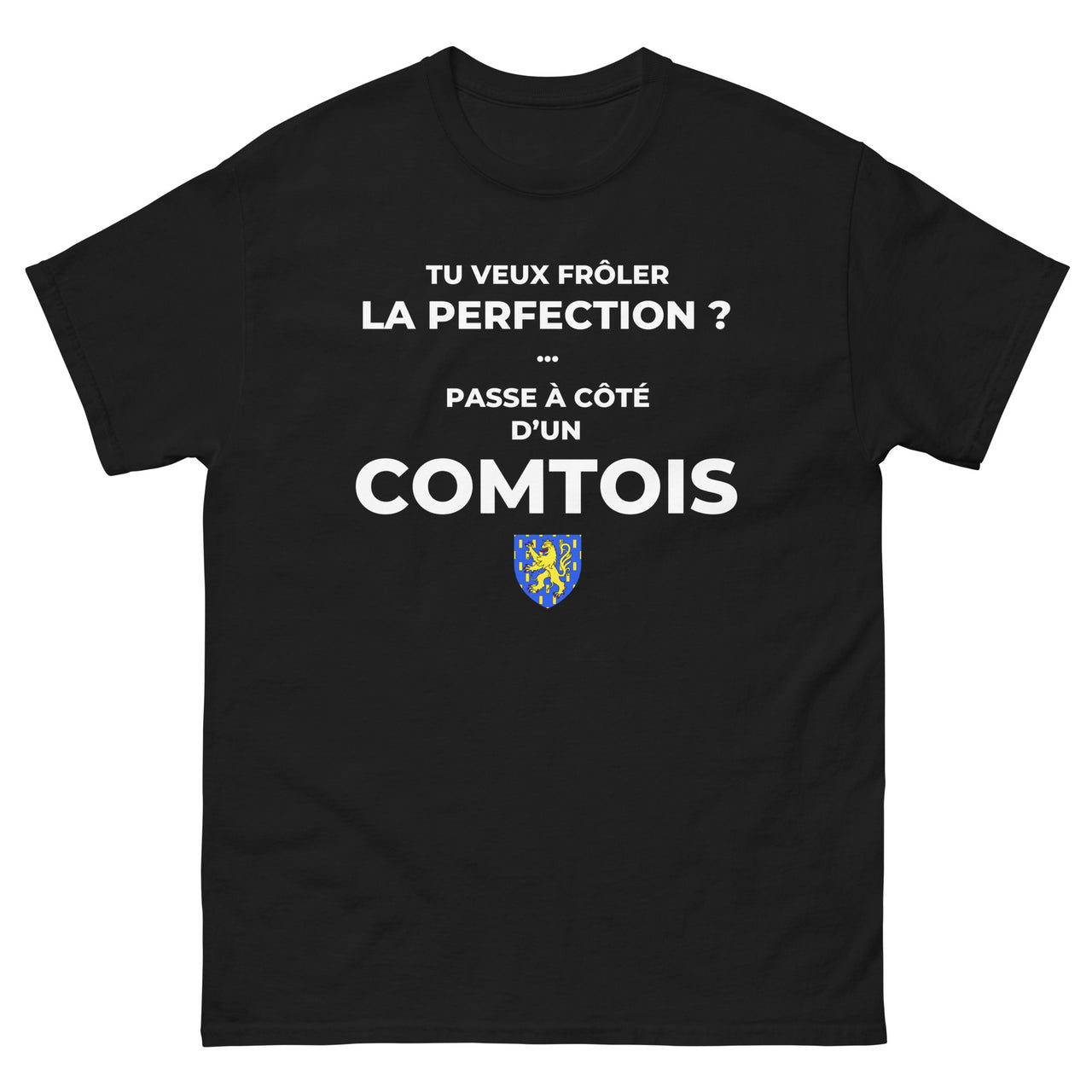 T-shirt Franche-Comté bordeaux - Frôlez la perfection