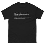 T-shirt humour cadeau Alsace leck mi am arsch