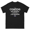 T-shirt Franche-Comté bordeaux - Gueule de bois humoristique