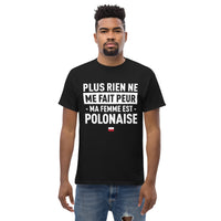 Thumbnail for T-shirt Pologne noir - Plus rien ne me fait peur !