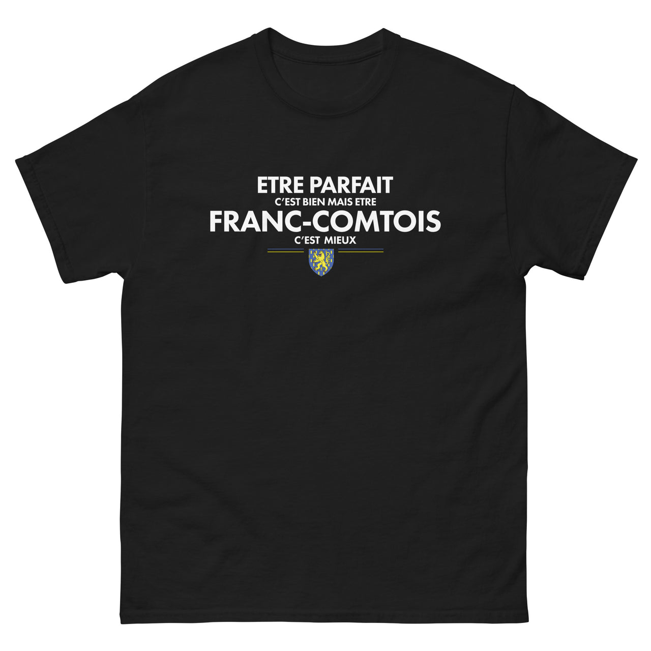 T-shirt Franche-Comté bordeaux - Etre Franc-Comtois c'est mieux