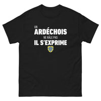 Thumbnail for T-shirt Ardéchois bordeaux - Un Ardéchois ne râle pas