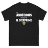 T-shirt Ardéchois bordeaux - Un Ardéchois ne râle pas