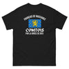 T-shirt Franche-Comté noir - Par la grâce de Dieu