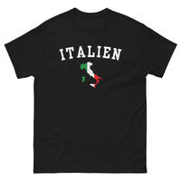 Thumbnail for T-shirt Italie bordeaux - carte et drapeau de l'Italie
