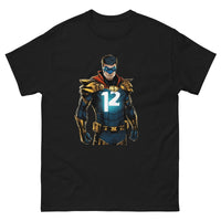 Thumbnail for T-shirt Aveyron noir - Super héros en coton