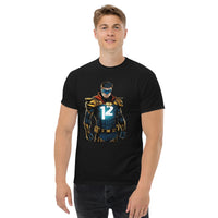 Thumbnail for T-shirt Aveyron noir dos - Super héros en coton