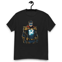Thumbnail for T-shirt Aveyron bleu marine dos - Super héros en coton