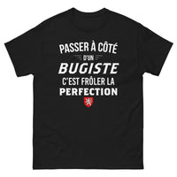 Thumbnail for T-shirt Bugey noir - Frôler la perfection avec humour