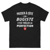 T-shirt Bugey noir - Frôler la perfection avec humour