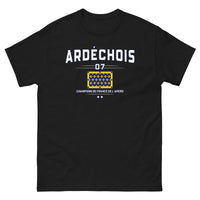 Thumbnail for T-shirt Ardéchois noir - champions de France de l'apéro