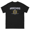 T-shirt Ardéchois noir - champions de France de l'apéro