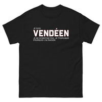 Thumbnail for T-shirt Vendée noir - Je suis Vendéen je t'explique pourquoi