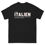 T-shirt Je n'argumente pas je t'explique pourquoi j'ai raison Italien