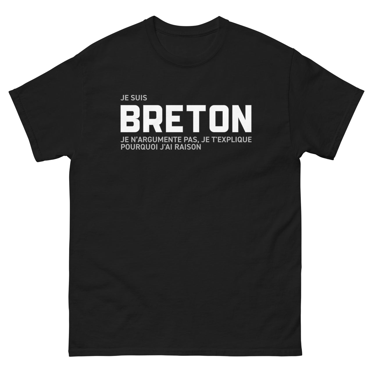 T-shirt Bretagne bordeaux - Je suis Breton, j'explique