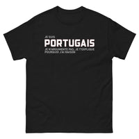 Thumbnail for T-shirt Portugais bordeaux - Je t'explique pourquoi j'ai raison