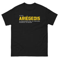 Thumbnail for T-shirt Ariégeois bordeaux - Je t'explique pourquoi j'ai raison