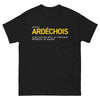 T-shirt Ardéchois bordeaux - je t'explique