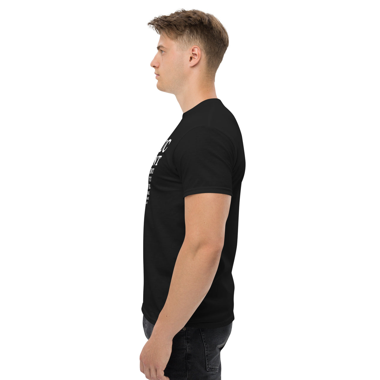 T-shirt humour bordeaux dos - Le truc marrant avec ce T-shirt
