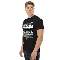 Thumbnail for T-shirt Bourgogne bleu marine - Je ne suis pas parfait mais motard