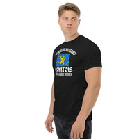 Thumbnail for T-shirt Franche-Comté bleu marine dos - Par la grâce de Dieu