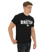 Thumbnail for T-shirt Bretagne bleu marine - Je m'identifie comme Breton