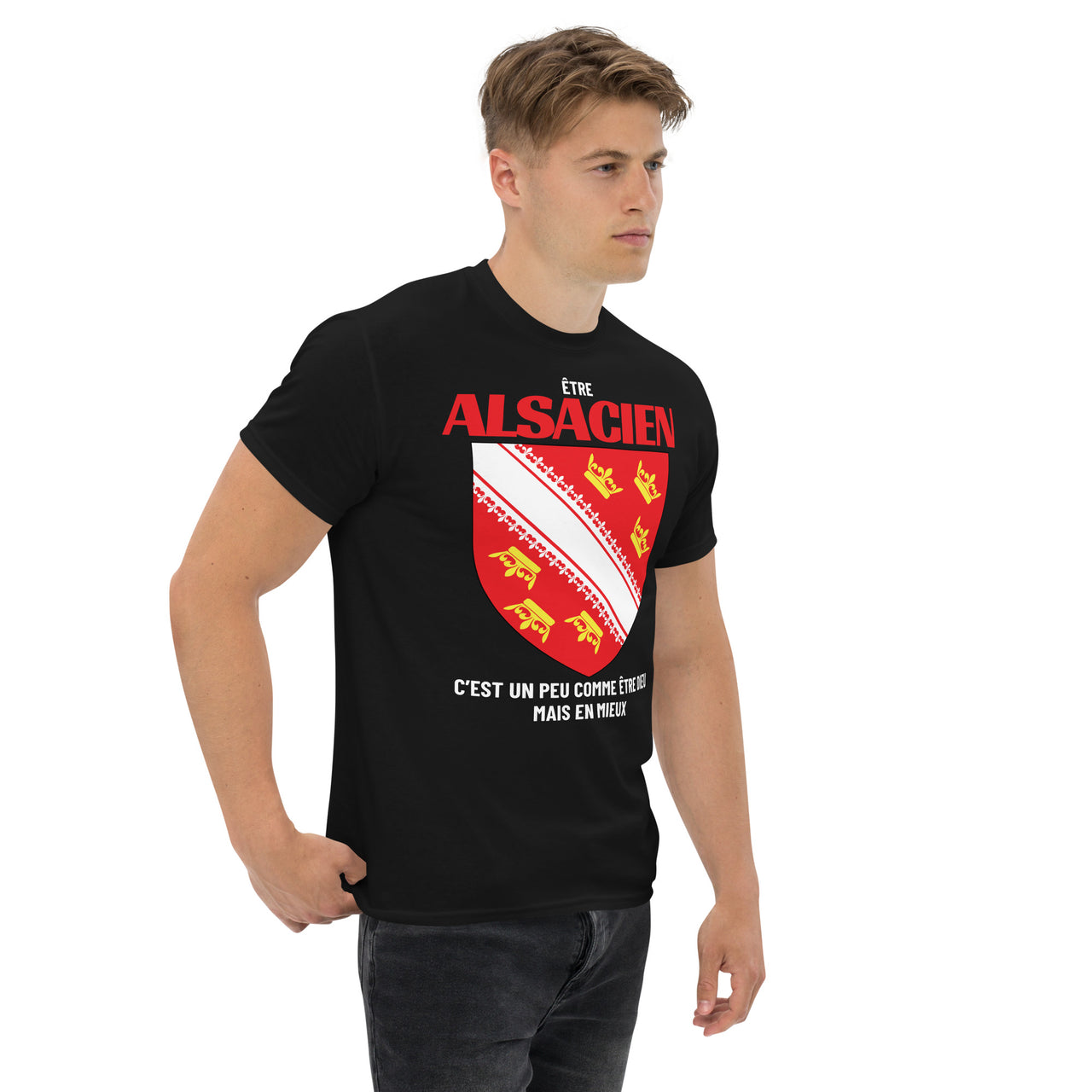 T-shirt Alsacien heather - Un peu comme être Dieu