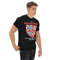 Thumbnail for T-shirt Bourgogne coloris Heather - Être Dieu, mais en mieux