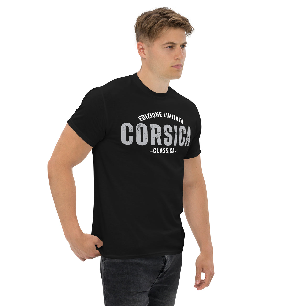 T-shirt Corse bleu marine - Édition limitée avec fierté