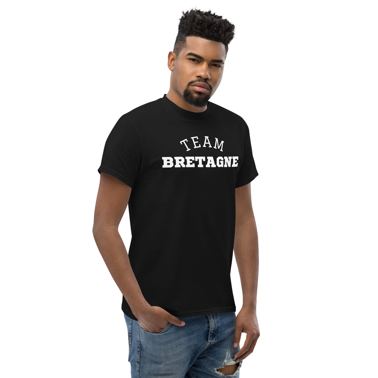 T-shirt Bretagne chocolat noir - Fierté et humour local