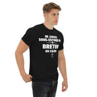 Thumbnail for T-shirt Bretagne bleu marine - Ne jamais sous-estimer un Breton en colère