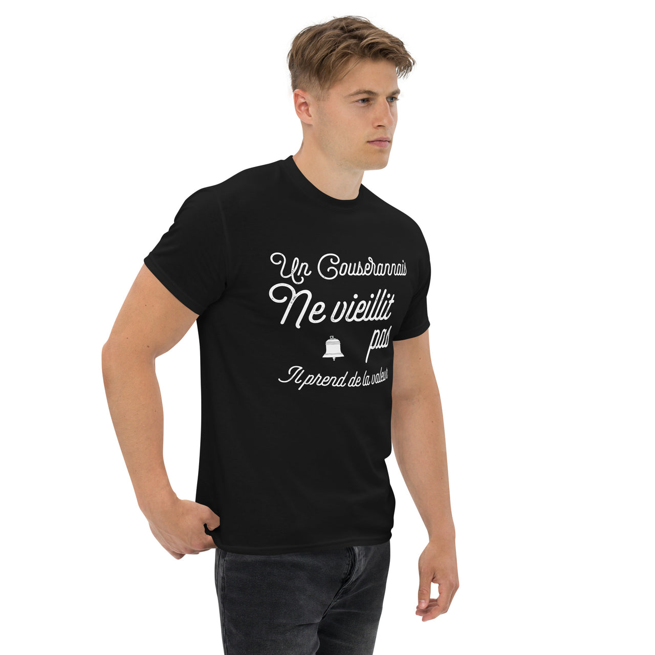 T-shirt Ariège vert militaire - Un Couserannais prend de la valeur