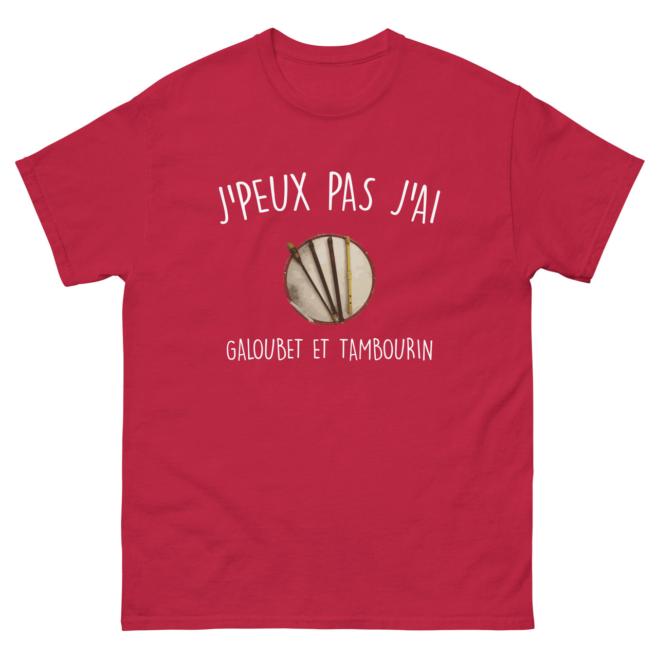 T-shirt Provence noir dos - J'peux pas j'ai Galoubet
