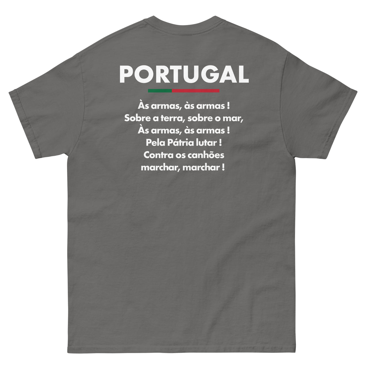 T-shirt Portugal bordeaux dos - Hymne A Portuguesa