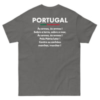 Thumbnail for T-shirt Portugal bordeaux dos - Hymne A Portuguesa