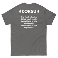 Thumbnail for T-shirt Corse vert militaire dos - Hymne Dio vi salvi, Regina