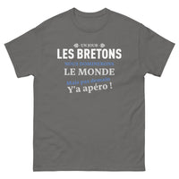 Thumbnail for T-shirt Bretagne noir dos - Humour apéro et fierté locale